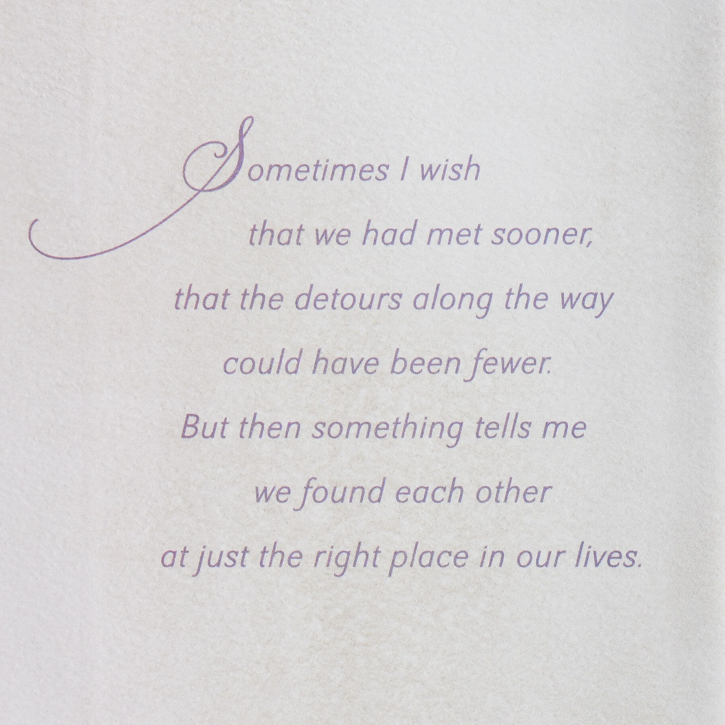 Elegant Flowers and Script Romantic Birthday Card Sentiment image number 2
