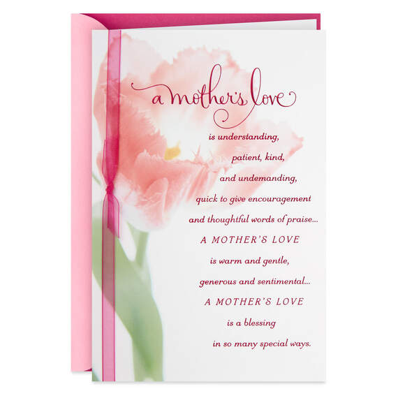 A Mother's Love Is a Blessing Easter Card for Mother