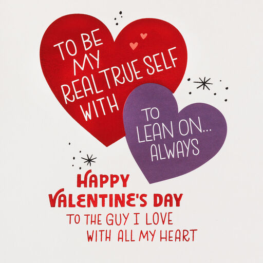 Love You With All My Heart Valentine's Day Card for Him, 