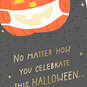Pumpkin in Face Mask Halloween Card, , large image number 4