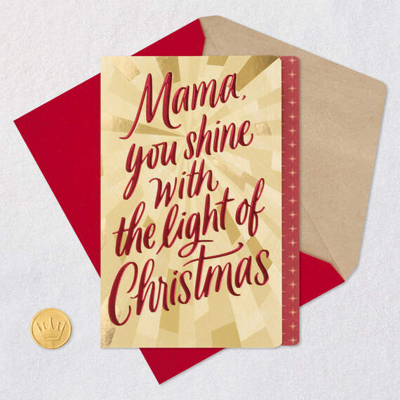 Love the Light You Shine Christmas Card for Mama, , large image number 6