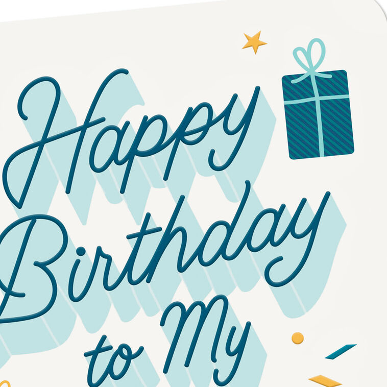 A Good Man and Great Role Model Birthday Card for Bonus Dad, , large image number 4