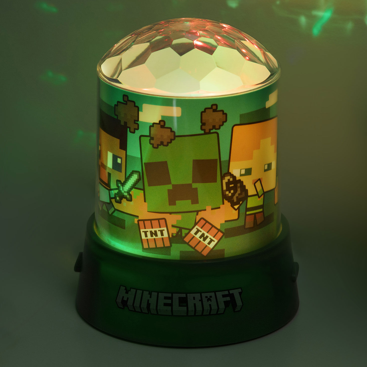 Minecraft Projection LED Lamp in use image number 4