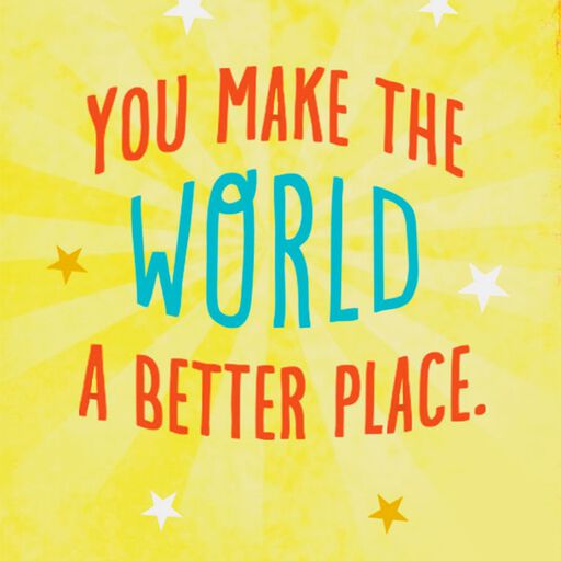 3.25" Mini DC Comics™ Superman™ You Make the World Better Card, 