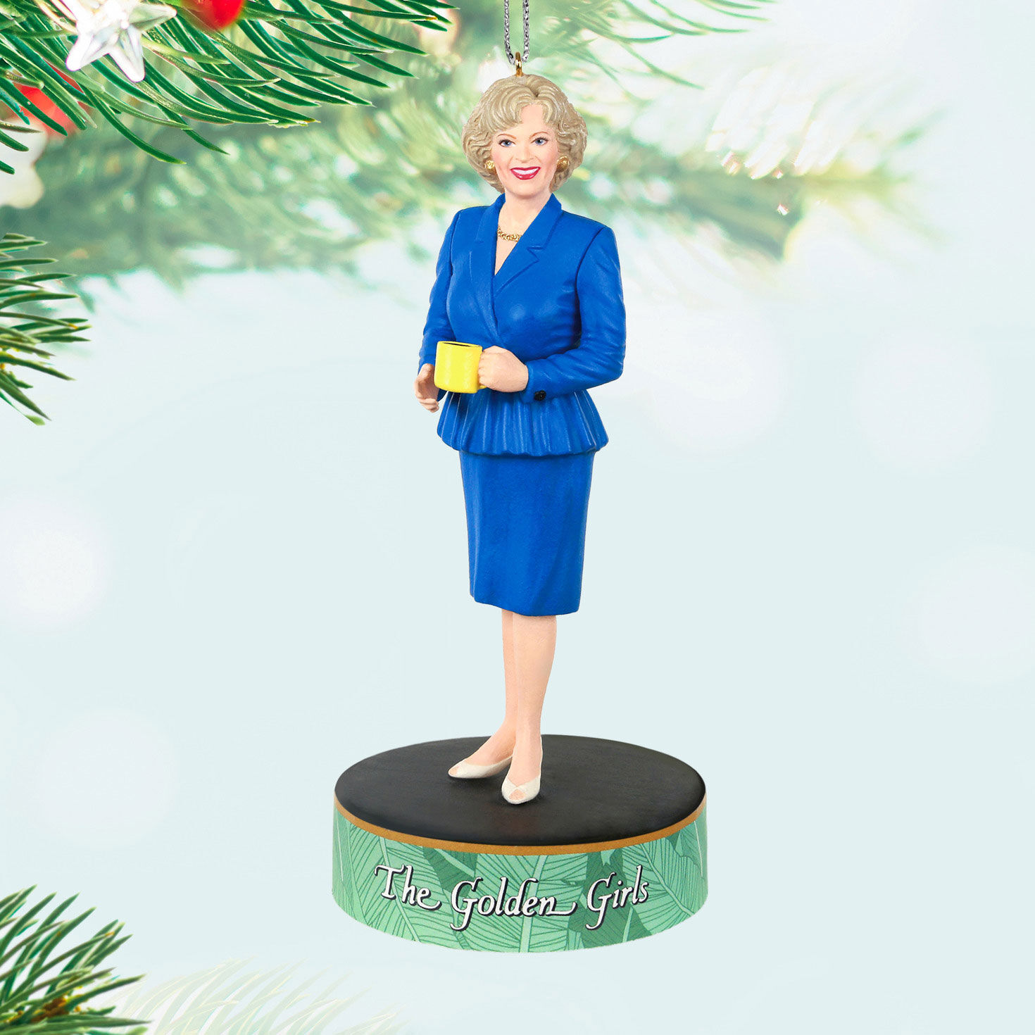 Golden Girls Rose Nylund Keepsake Ornament hanging on tree image number 2