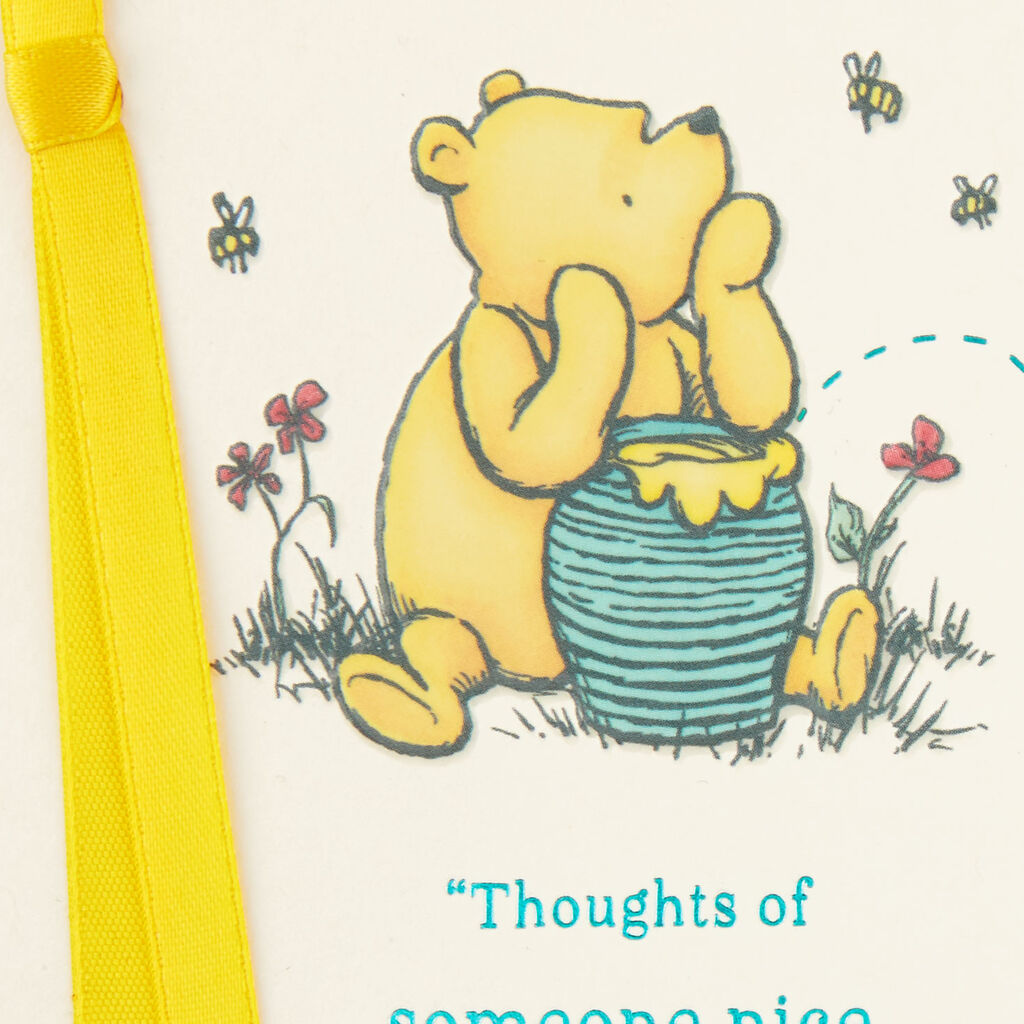 Disney Winnie The Pooh Happy Thoughts Of You Friendship Card