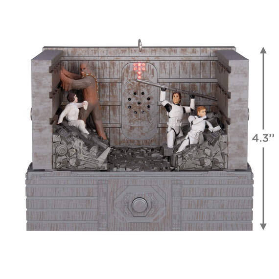 Star Wars: A New Hope™ "Shut Down the Garbage Mashers!" Ornament With Light, Sound and Motion, , large image number 3