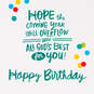 A Day Bright With Blessings Religious Birthday Card, , large image number 2