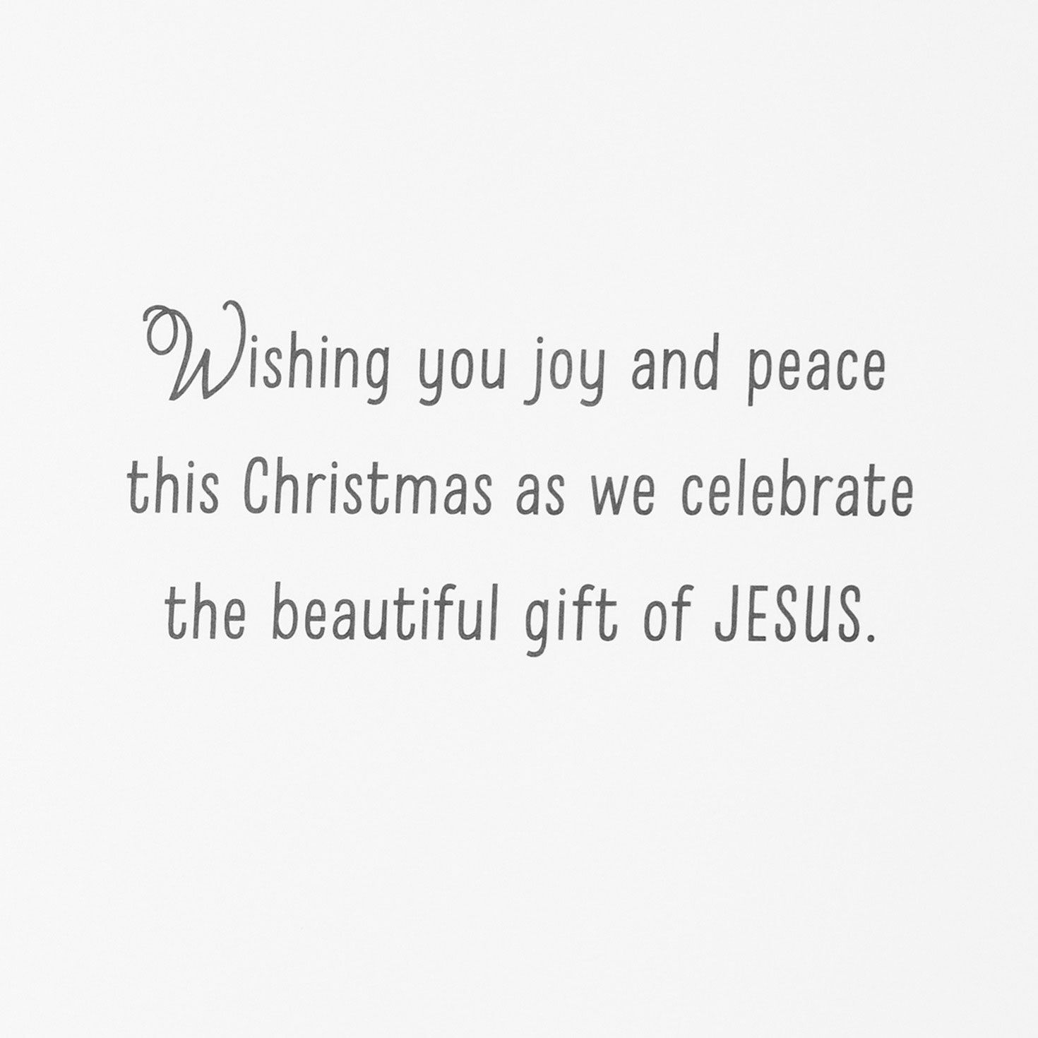 Poinsettias DaySpring Religious Christmas Cards sentiment image number 4