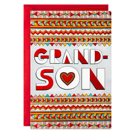 Another Excuse to Embarrass You Valentine's Day Card for Grandson, 