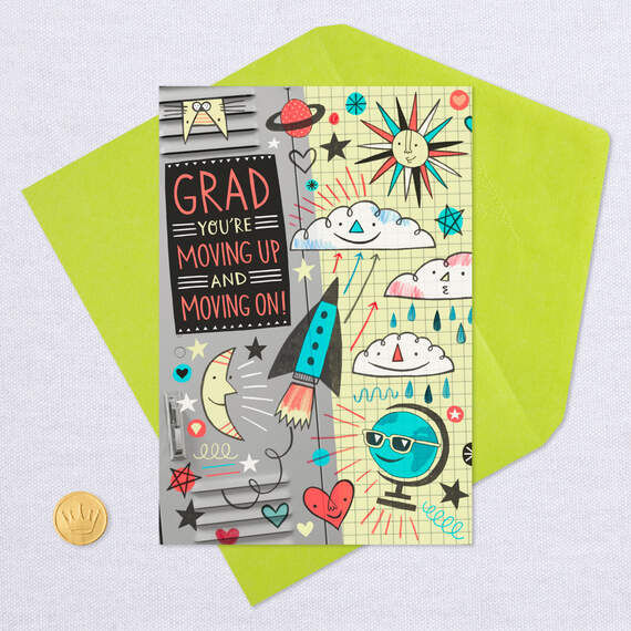 New Friends, Classes and Possibilities Graduation Card, , large image number 5