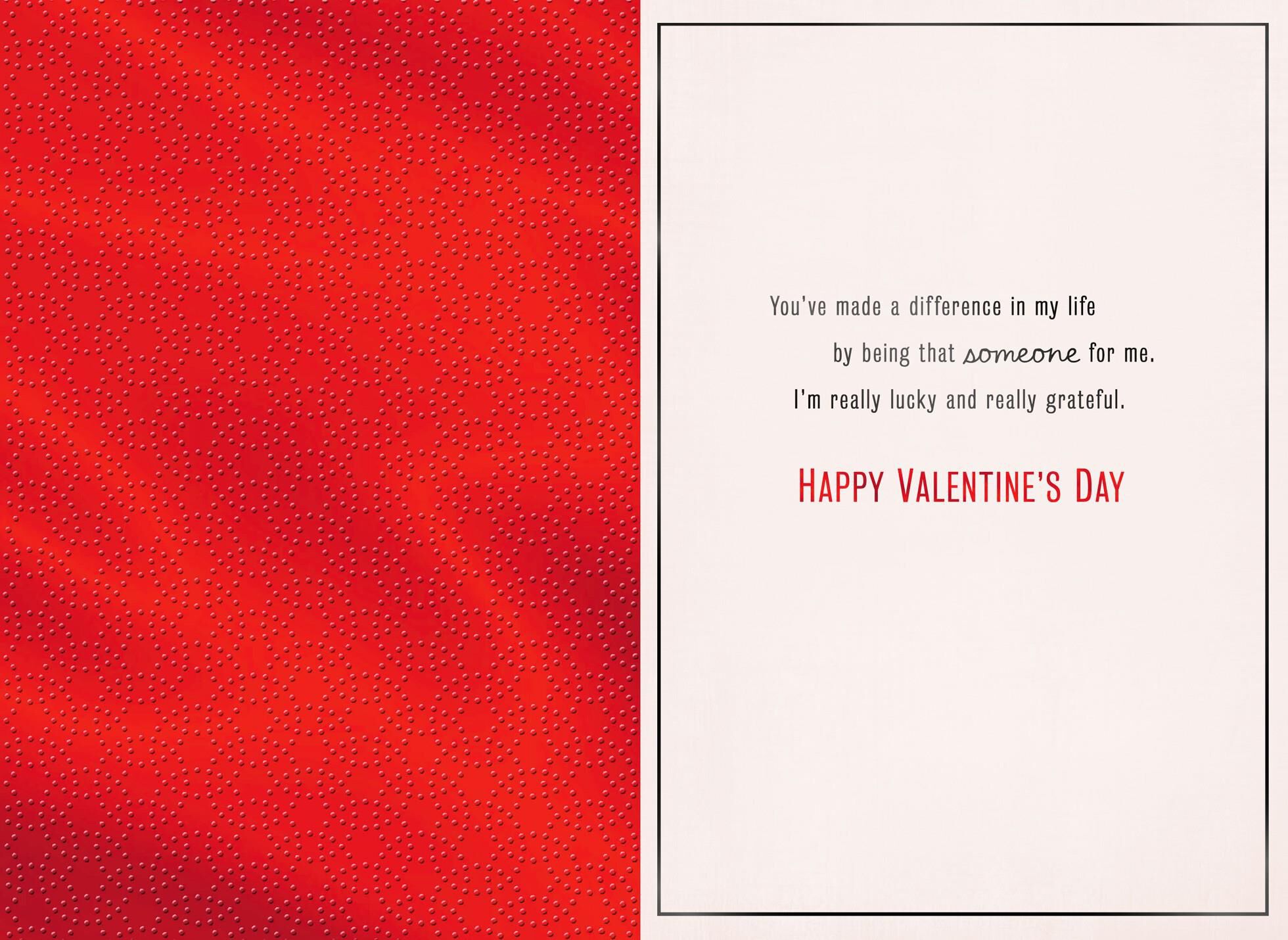 Lucky and Grateful Valentine's Day Card