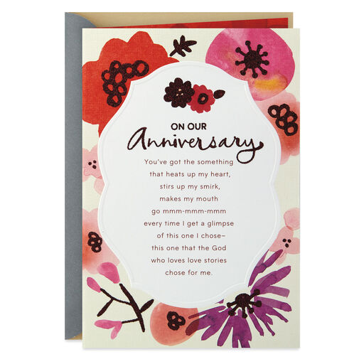 Blessed to Call You Mine Religious Anniversary Card, 