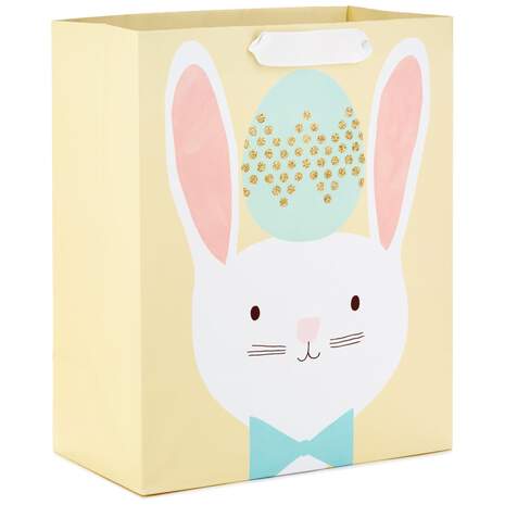 Bunny With Egg Large Easter Gift Bag, 13", , large