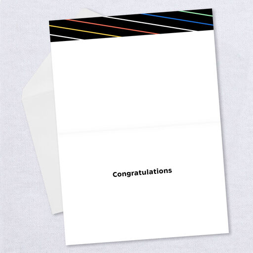 Personalized Woo Hoo Confetti Celebration Photo Card, 
