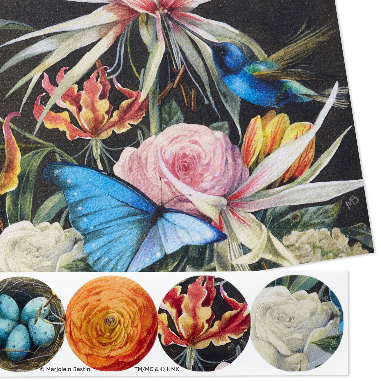 Floral Still Life Marjolein Bastin Blank Note Cards card front detail image number 3