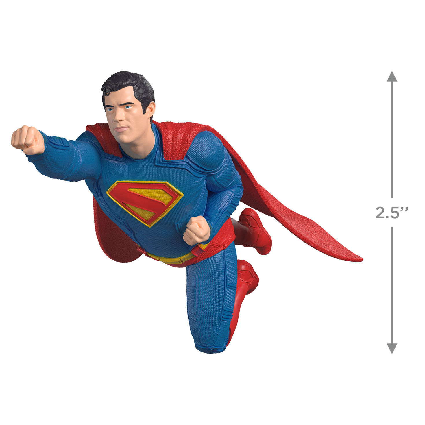 DC Superman Keepsake Ornament measurement image number 3