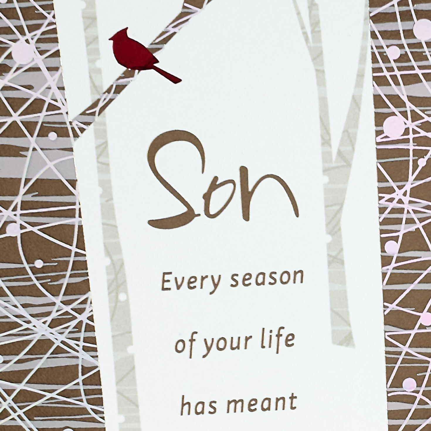 You Brighten the World Christmas Card for Son, , large image number 4