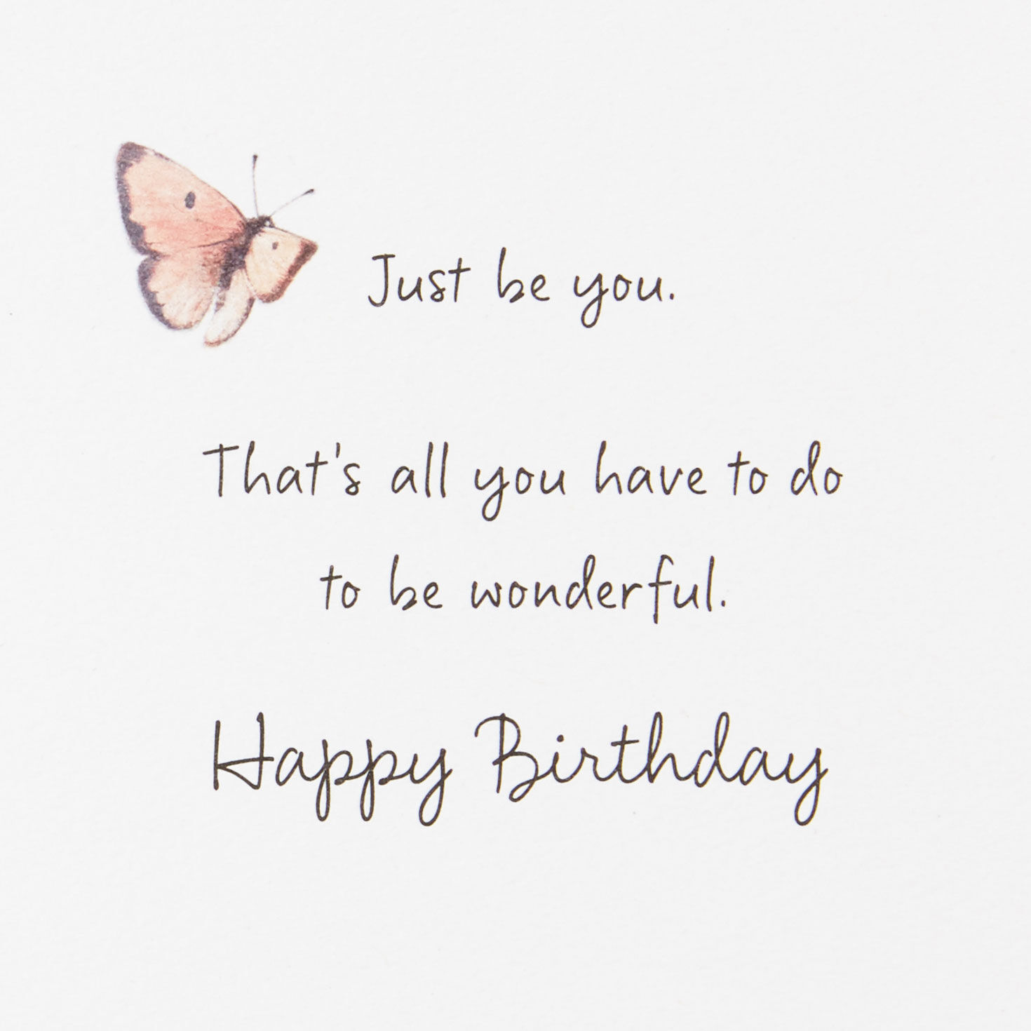 Marjolein Bastin Wildflowers Just Be You Birthday Card for only USD 3.99 | Hallmark