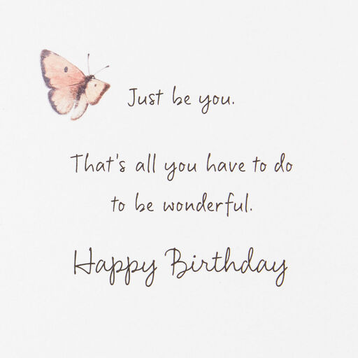 Marjolein Bastin Wildflowers Just Be You Birthday Card, 