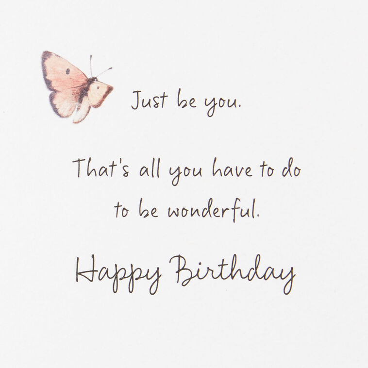 Marjolein Bastin Wildflowers Just Be You Birthday Card, , large image number 2