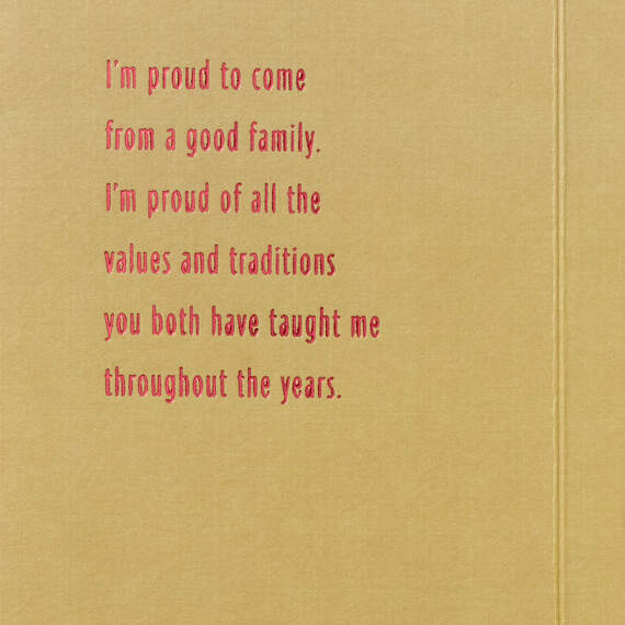 Proud to Be Your Son Christmas Card for Parents, , large image number 2