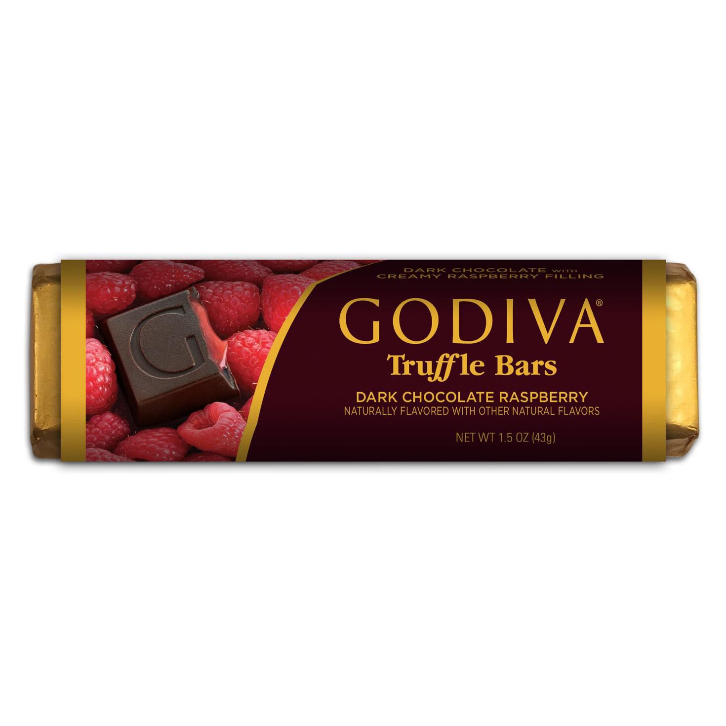 Godiva Dark Chocolate Filled With Raspberry Raspberry