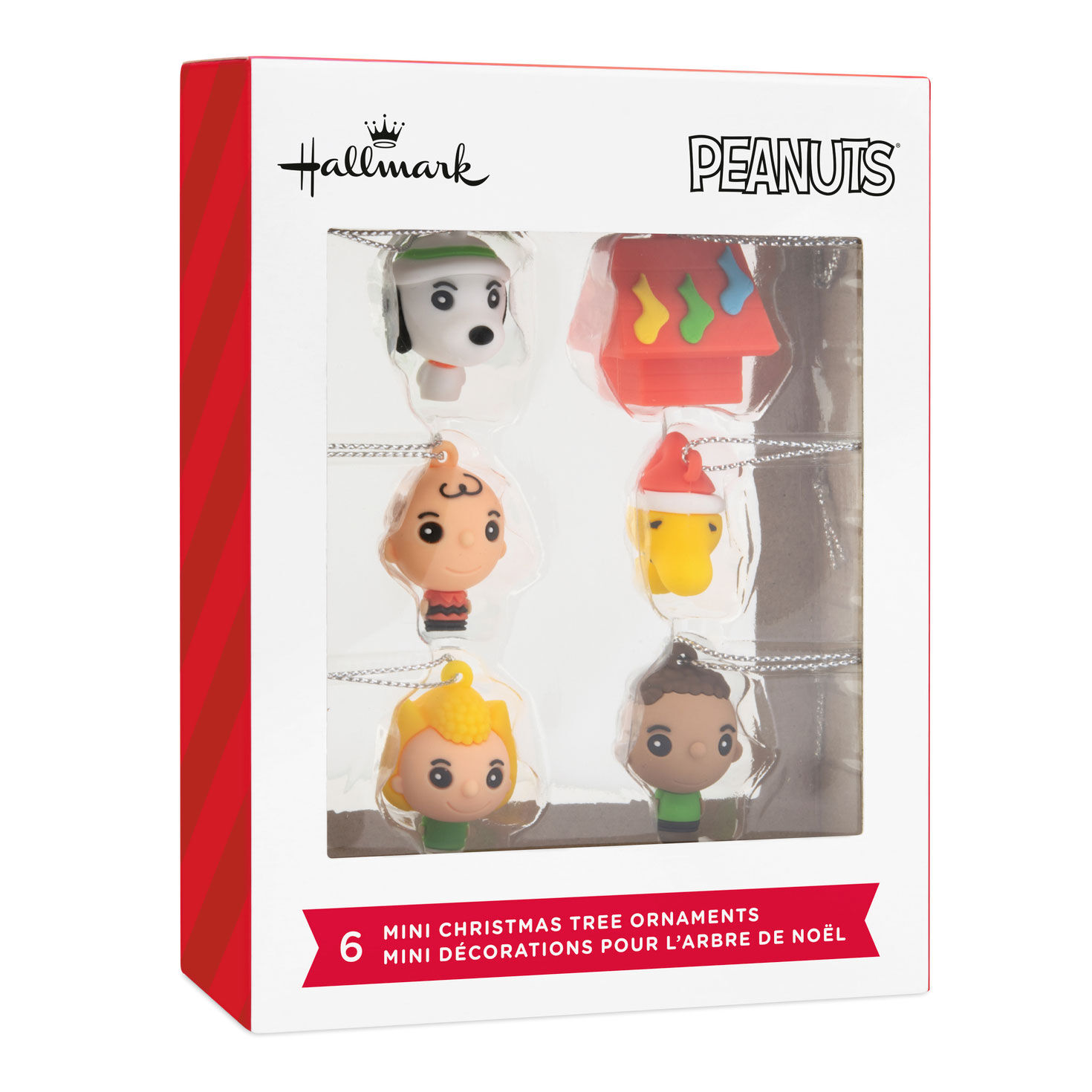 6 Peanuts Mini Christmas Ornaments package front image number 7