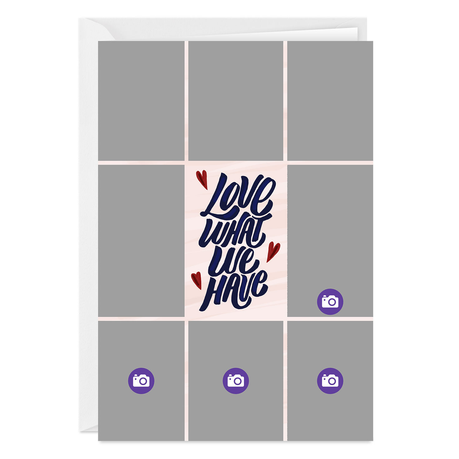 Love What We Have Photo Collage Custom Card, , large image number 3