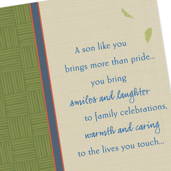 You Bring Pride and Happiness Father's Day Card for Son, , large image number 4