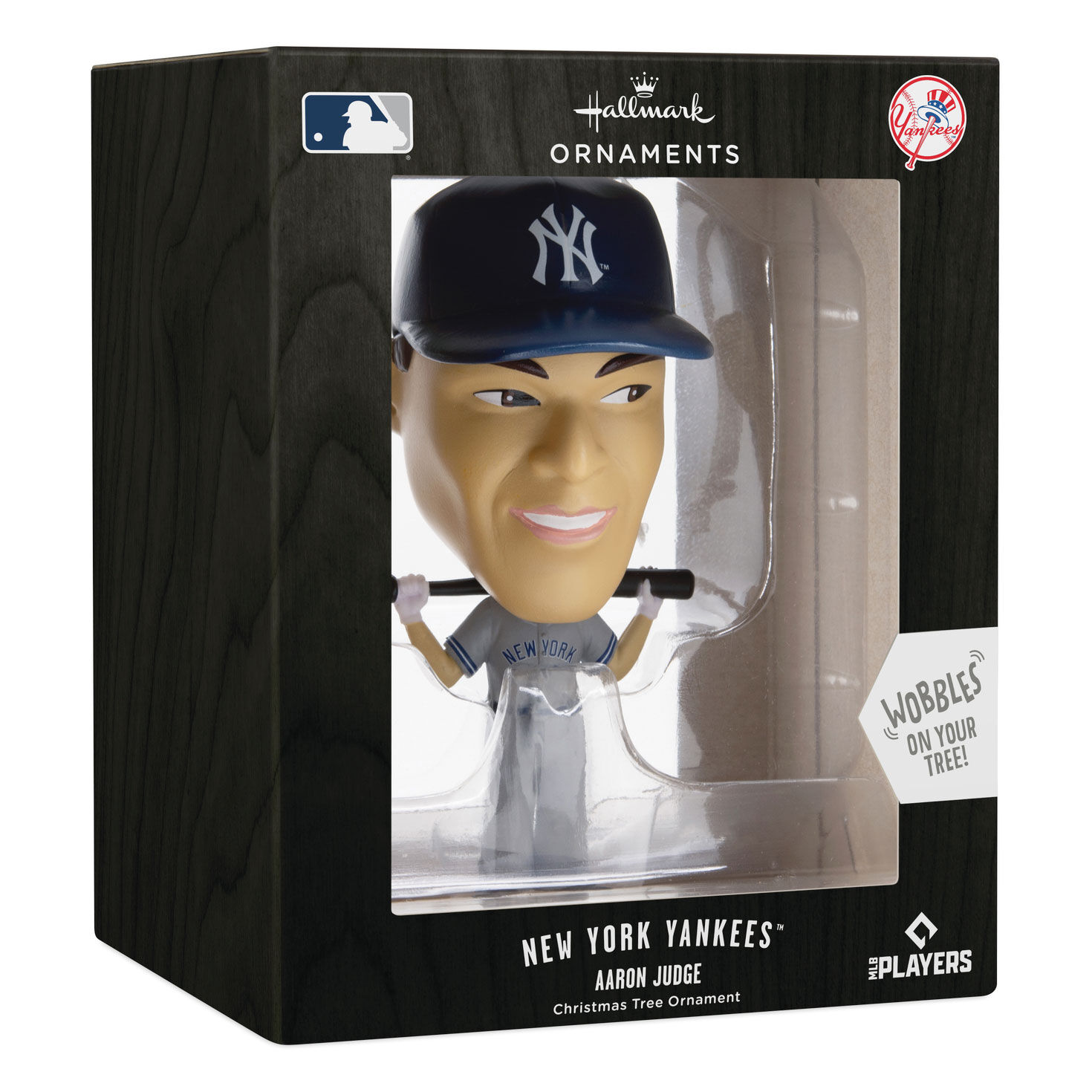 Yankees Aaron Judge Bobblehead Christmas Ornament package front image number 5