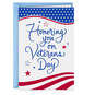 You Make the World Better for Everyone Veterans Day Card, , large image number 1