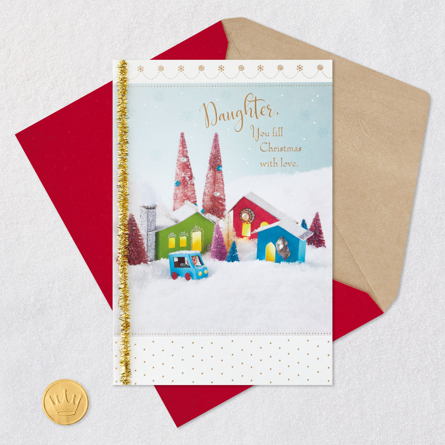 You Fill Christmas With Love Christmas Card for Daughter for only USD 6.59 | Hallmark