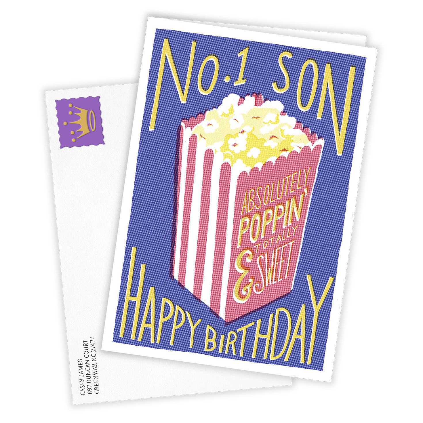 Popcorn Fun Custom Birthday Card for Son for only USD 4.99 | Hallmark