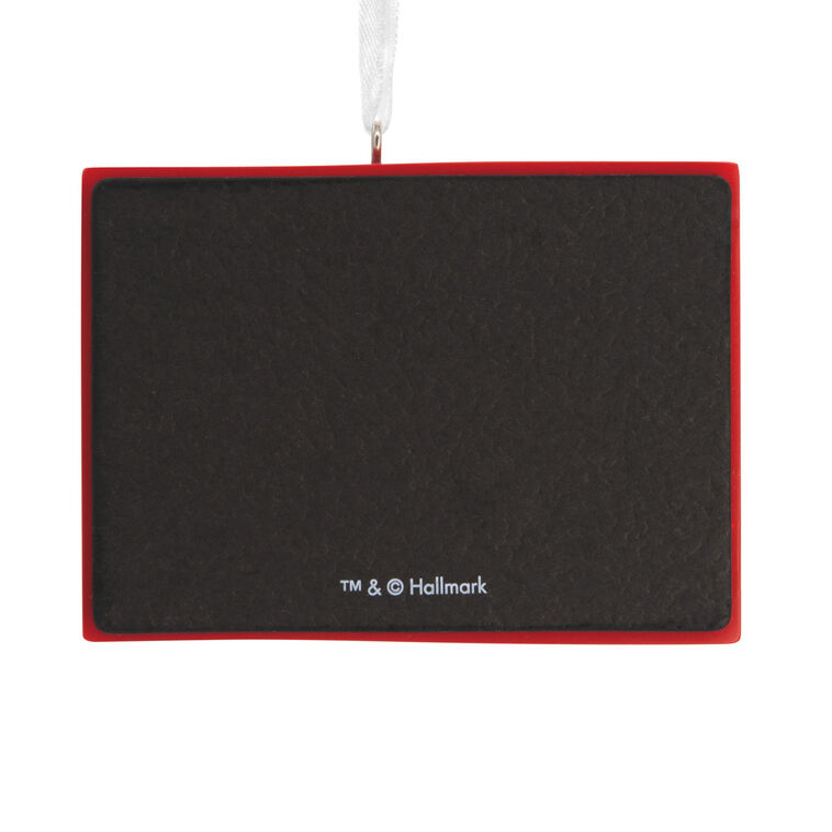 Holiday Postcard Photo Frame Christmas Ornament Back image number 6