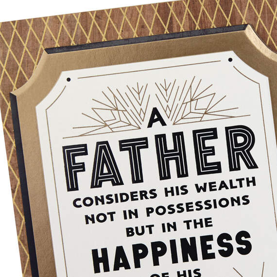 A Wealth of Happiness Love Card for Father, , large image number 5