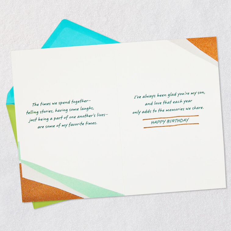 A Good Son Who's a Good Friend Birthday Card for Son, , large image number 4