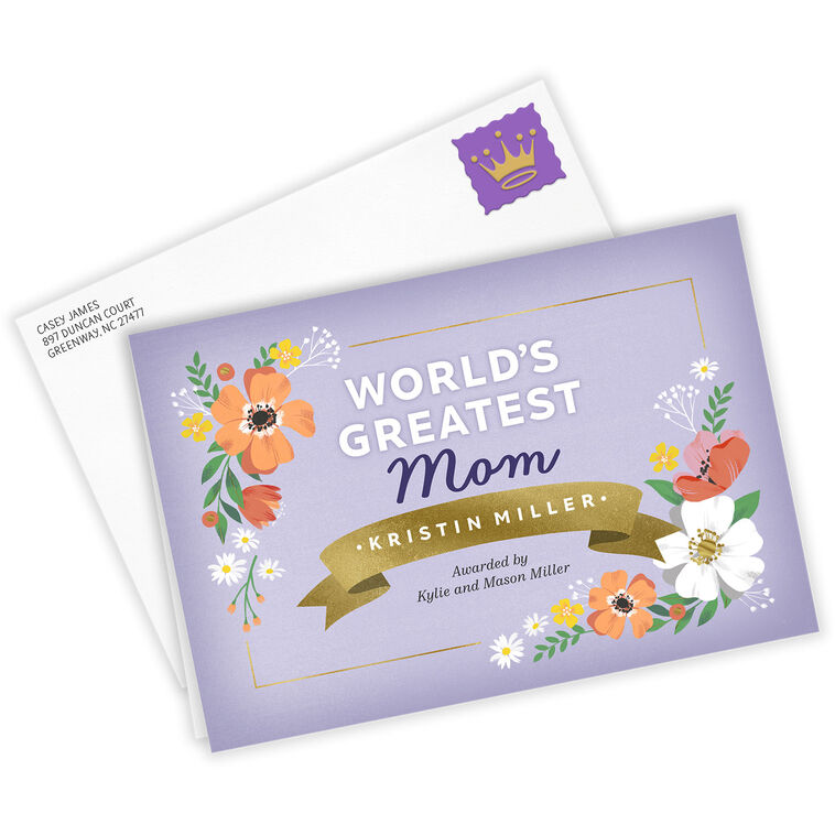 Personalized World’s Greatest Award Card, , large image number 2