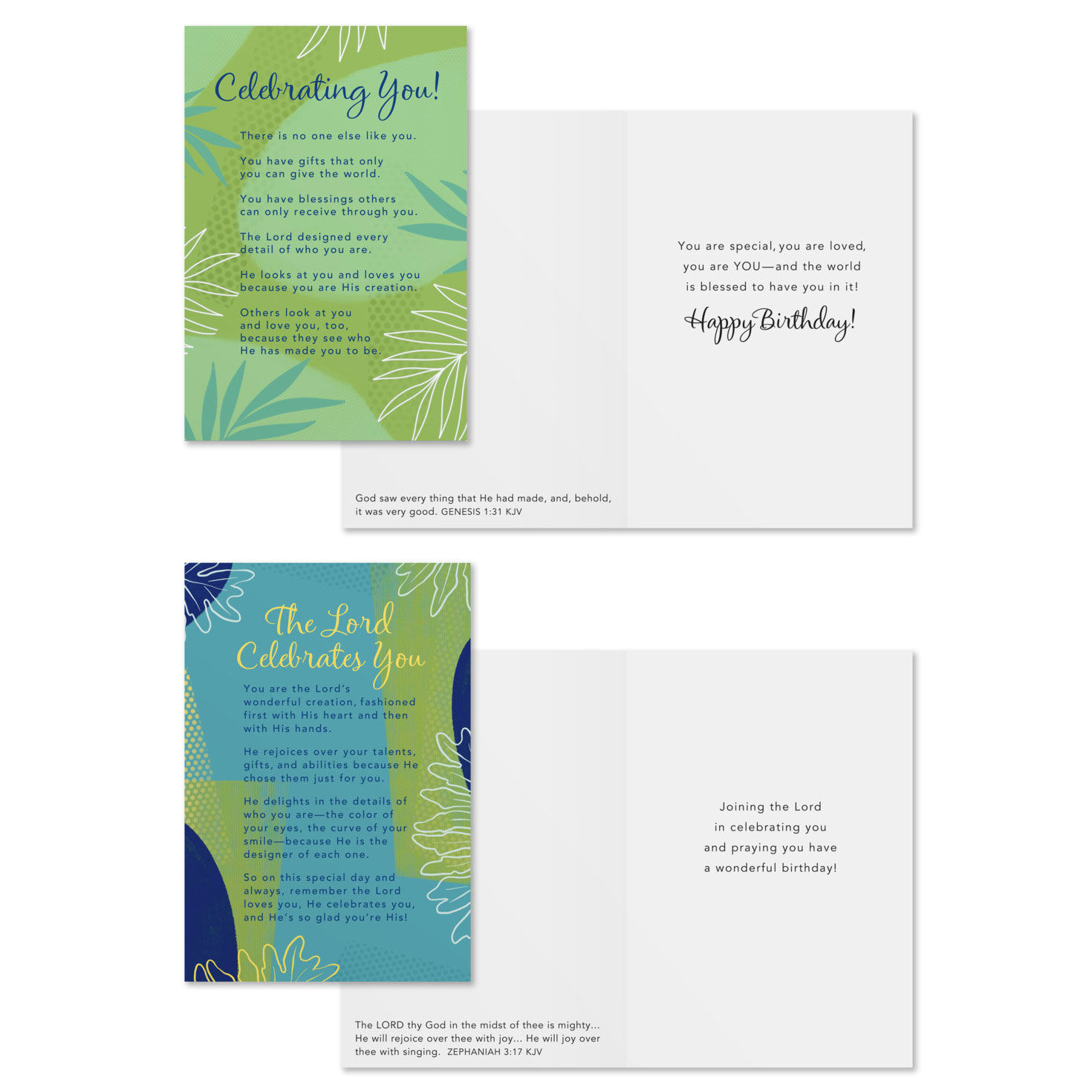 Colorblock DaySpring Birthday Cards Assortment Card Front with Sentiment image number 3
