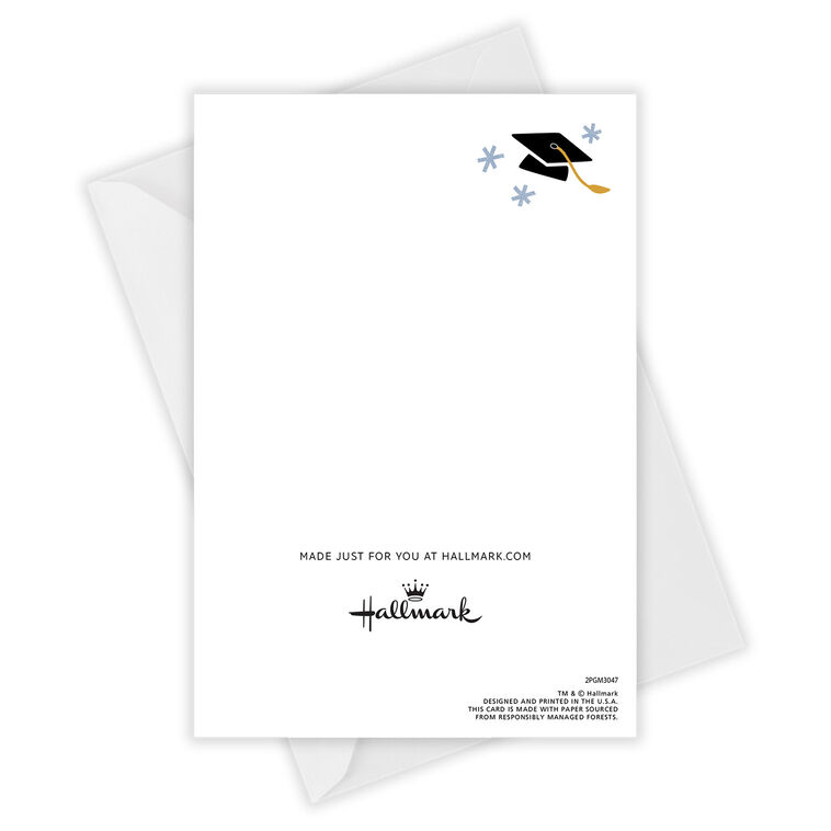 White Frame Custom Graduation Card, , large image number 5