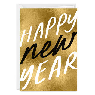Bold and Bright Custom New Year Card