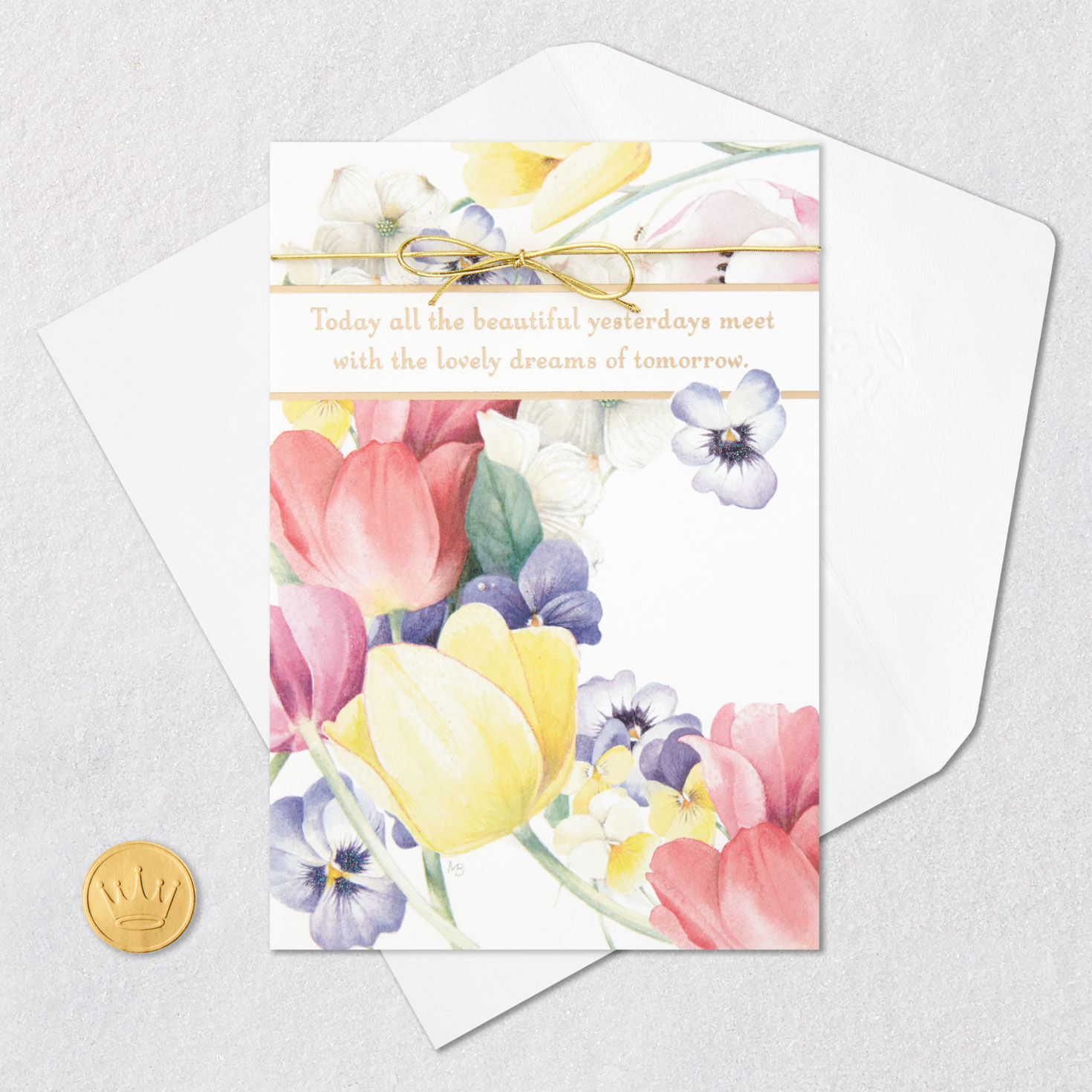 Spring Flowers Marjolein Bastin Congratulations Card  image number 5