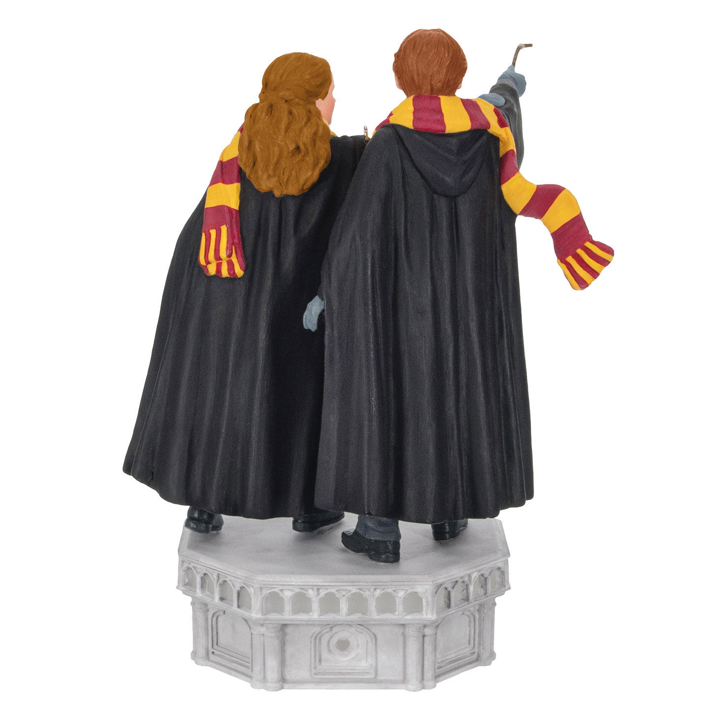 Harry Potter and the Chamber of Secrets&trade; Collection Ron Weasley&trade; and Hermione Granger&trade; Ornament With Light and Sound, , large image number 7