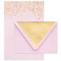 Gold Floral on Pink Stationery Set, Box of 20, , large image number 3