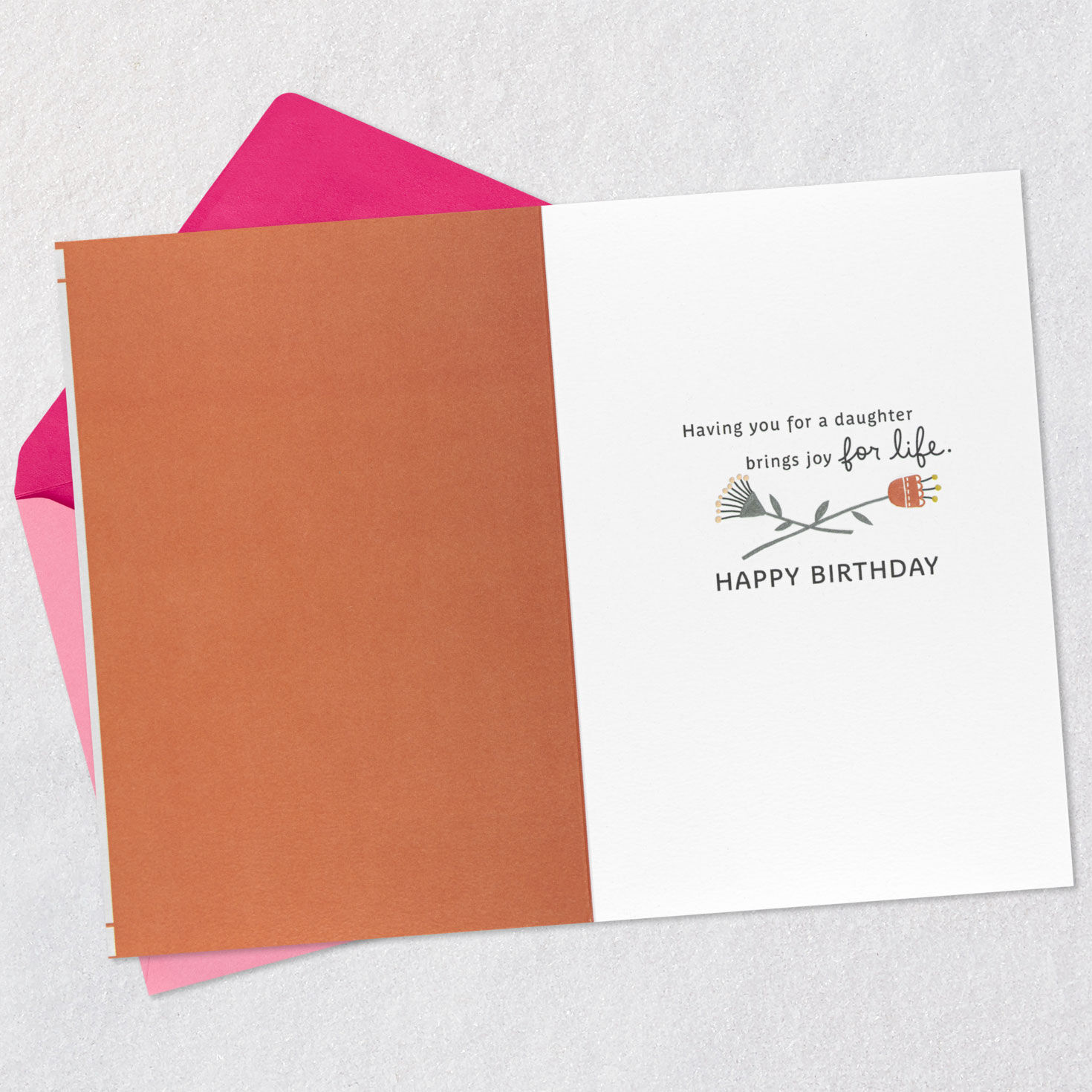 You Bring Joy Birthday Card for Daughter, , large image number 3