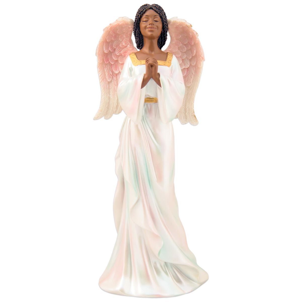 AfricanAmerican Praying Angel Figurine, 9" Figurines Hallmark
