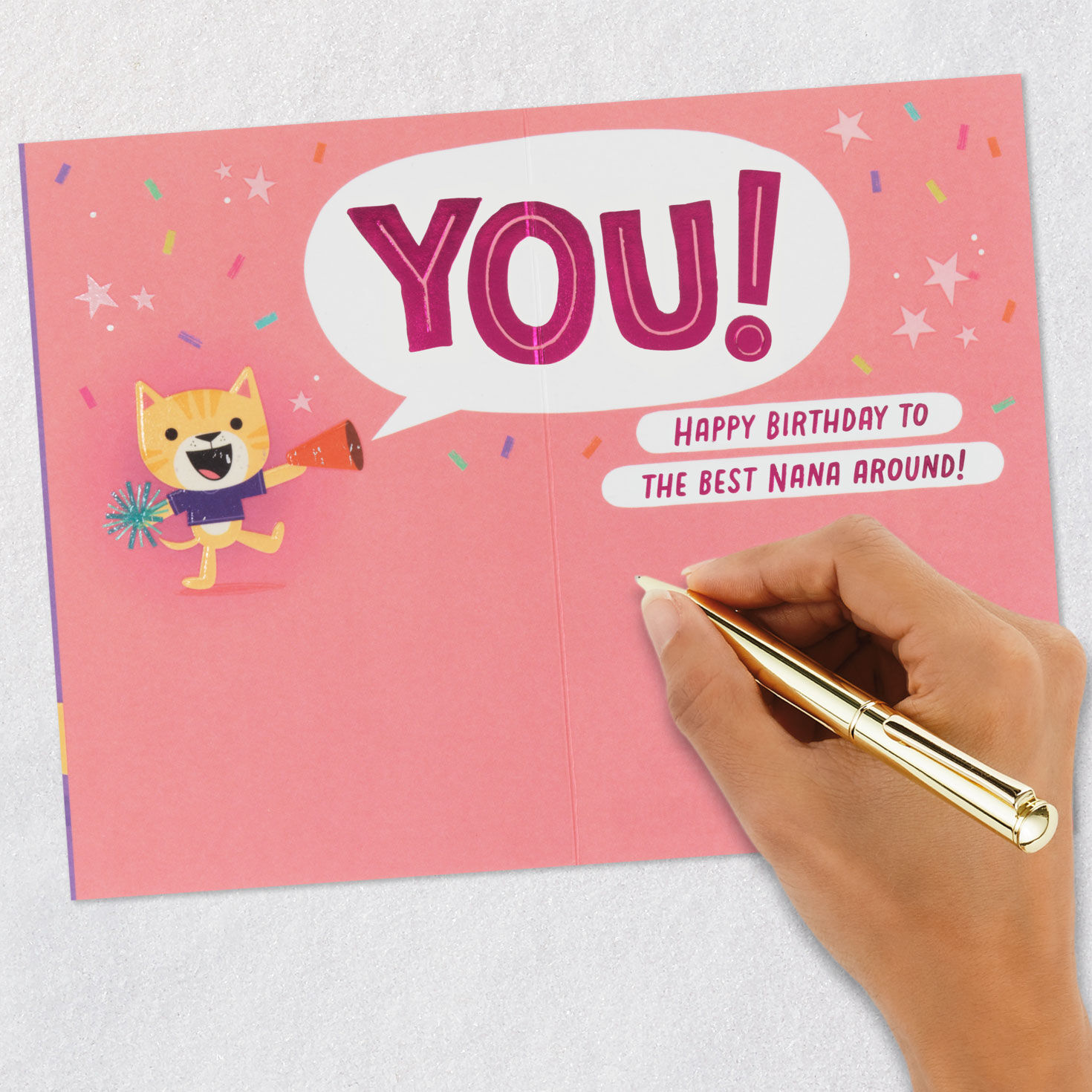 Cat Cheerleaders Birthday Card for Nana, , large image number 6