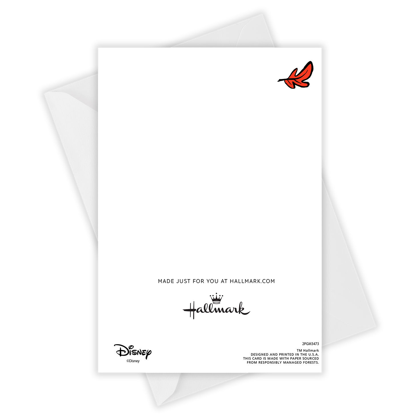 Disney Mickey Mouse Ears Pumpkin Custom Halloween Card, , large image number 4