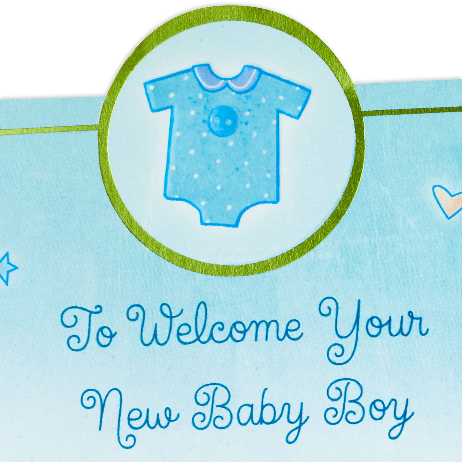 Welcome With a Kiss and Hug New Baby Boy Card for only USD 5.59 | Hallmark