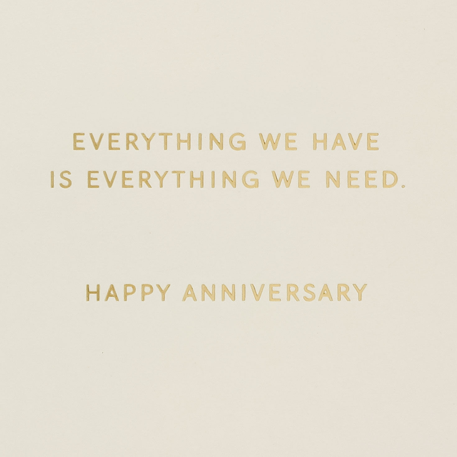 Hunter Green and Gold Leaves Anniversary Card Sentiment image number 2